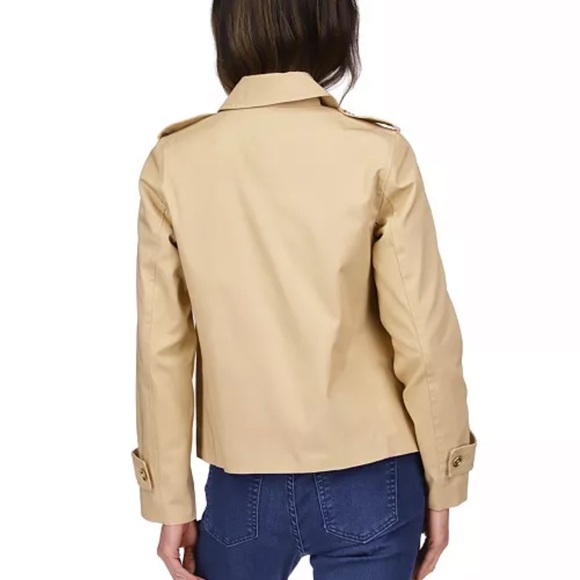 Michael Kors Womens Cotton Twill Cropped P Khaki - Picture 4 of 8